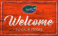 Florida Gators Team Color Welcome Sign