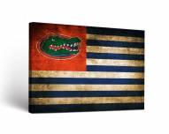 Florida Gators Vintage Flag Canvas Wall Art