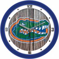 Florida Gators Weathered Wall Clock