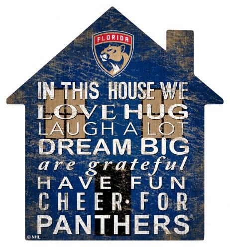 Florida Panthers 12&quot; House Sign