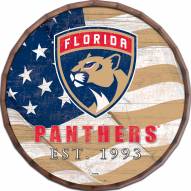 Florida Panthers 16" Flag Barrel Top