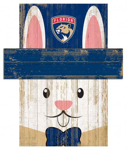 Florida Panthers 19&quot; x 16&quot; Easter Bunny Head
