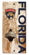 Florida Panthers 6" x 12" Distressed Bottle Opener