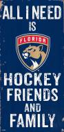 Florida Panthers 6" x 12" Friends & Family Sign