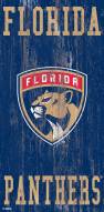 Florida Panthers 6" x 12" Heritage Logo Sign