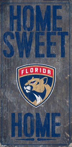 Florida Panthers 6&quot; x 12&quot; Home Sweet Home Sign