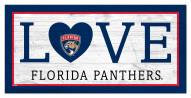 Florida Panthers 6" x 12" Love Sign