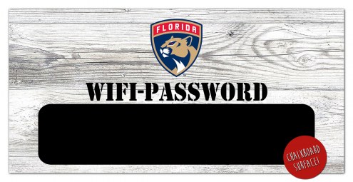 Florida Panthers 6&quot; x 12&quot; Wifi Password Sign