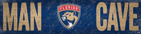 Florida Panthers 6&quot; x 24&quot; Man Cave Sign