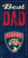 Florida Panthers Best Dad Sign