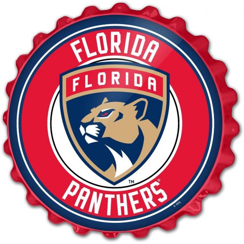 Florida Panthers Bottle Cap Wall Sign