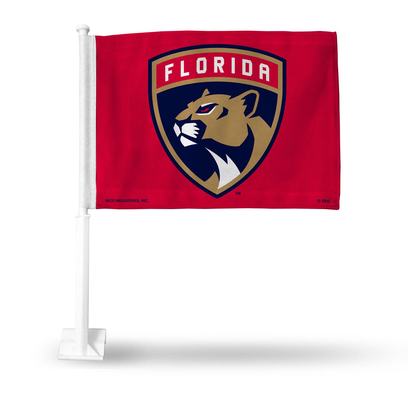 Rico Florida Panthers Car Flag Florida Panthers One Size