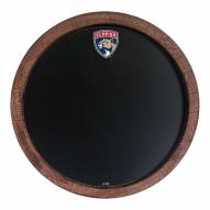 Florida Panthers Chalkboard ""Faux"" Barrel Top Sign