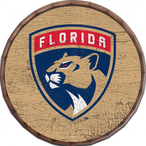 Florida Panthers Cracked Color 24&quot; Barrel Top