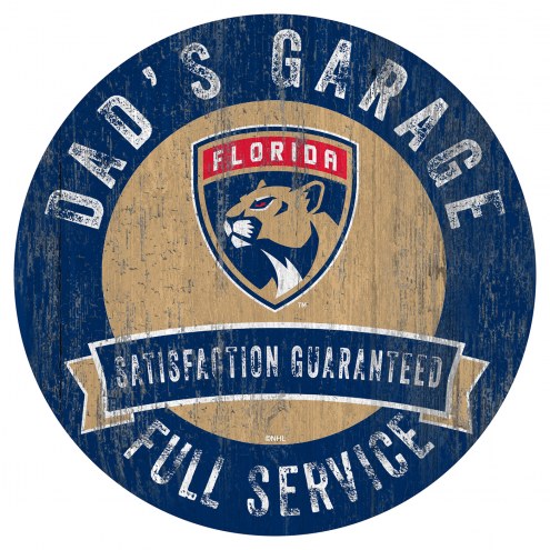 Florida Panthers Dad's Garage Sign