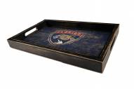 Florida Panthers Distressed Team Color Tray
