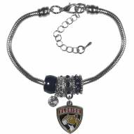 Florida Panthers Euro Bead Bracelet