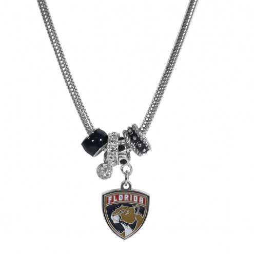 Florida Panthers Euro Bead Necklace