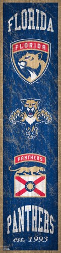 Florida Panthers Heritage Banner Vertical Sign