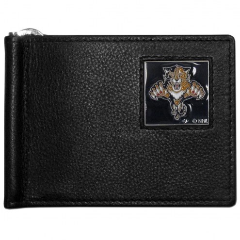 Florida Panthers Leather Bill Clip Wallet