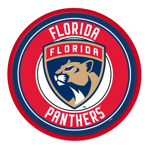 Florida Panthers Modern Disc Wall Sign