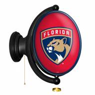 Florida Panthers Oval Rotating Lighted Wall Sign