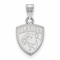 Florida Panthers Sterling Silver Small Pendant