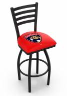 Florida Panthers Swivel Bar Stool with Ladder Style Back
