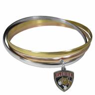 Florida Panthers Tri-color Bangle Bracelet