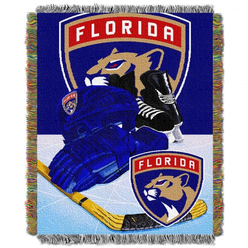 Florida Panthers Woven Tapestry Throw Blanket