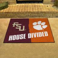 Florida State/Clemson House Divided Mat
