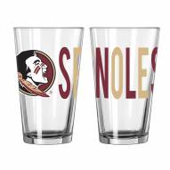 Florida State Seminoles 16 oz. Overtime Pint Glass
