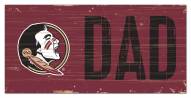 Florida State Seminoles 6" x 12" Dad Sign
