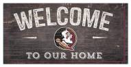 Florida State Seminoles 6" x 12" Welcome Sign
