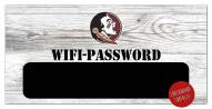 Florida State Seminoles 6" x 12" Wifi Password Sign