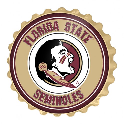 Florida State Seminoles Bottle Cap Wall Sign