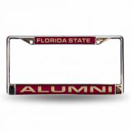 Florida State Seminoles Chrome Alumni License Plate Frame