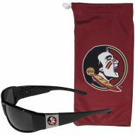 Florida State Seminoles Chrome Wrap Sunglasses & Bag