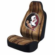 Florida State Seminoles Distressed Wood Universal Bucket Car Seat Cover