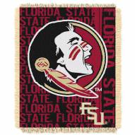 Florida State Seminoles Double Play Woven Throw Blanket