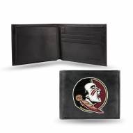 Florida State Seminoles Embroidered Leather Billfold Wallet