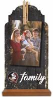 Florida State Seminoles Family Tabletop Clothespin Picture Holder