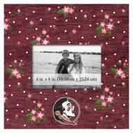 Florida State Seminoles Floral 10" x 10" Picture Frame