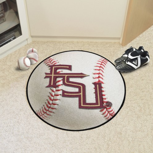 Florida State Seminoles &quot;FS&quot; Baseball Rug