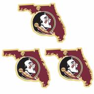Florida State Seminoles Home State Decal - 3 Pack