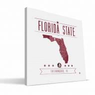 Florida State Seminoles Industrial Canvas Print
