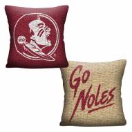 Florida State Seminoles Invert Woven Pillow
