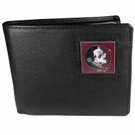 Florida State Seminoles Leather Bi-fold Wallet in Gift Box