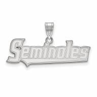 Florida State Seminoles Sterling Silver Large Pendant