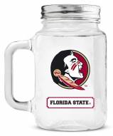 Florida State Seminoles Mason Glass Jar